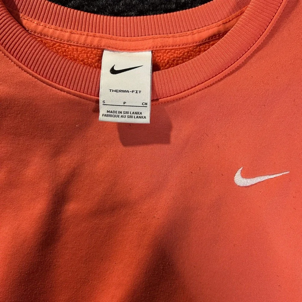 Nike Orange Therma-Fit‎ Crewneck Pullover Sweater Men's Size Small